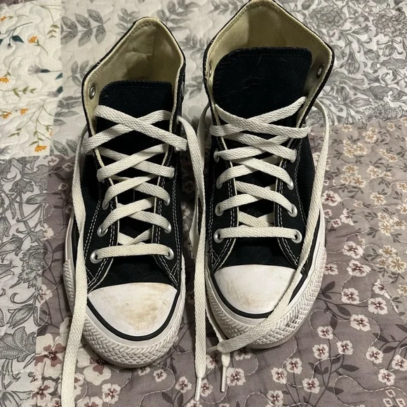 Converse Classic Black Canvas High-Tops - Picture 3 of 3